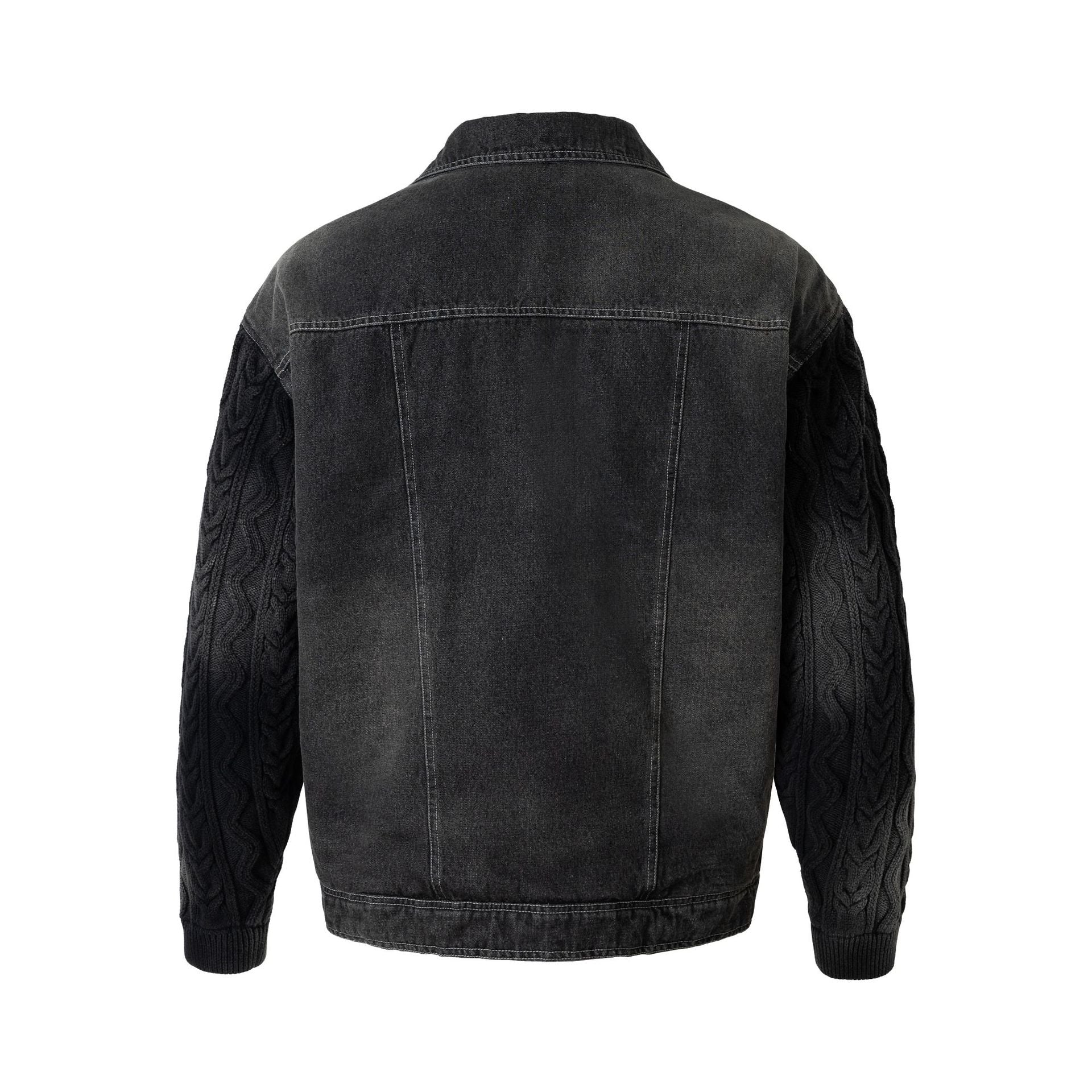 Knitted Sleeve Cotton Jacket