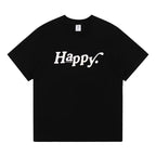 Happy Print Loose T-Shirt