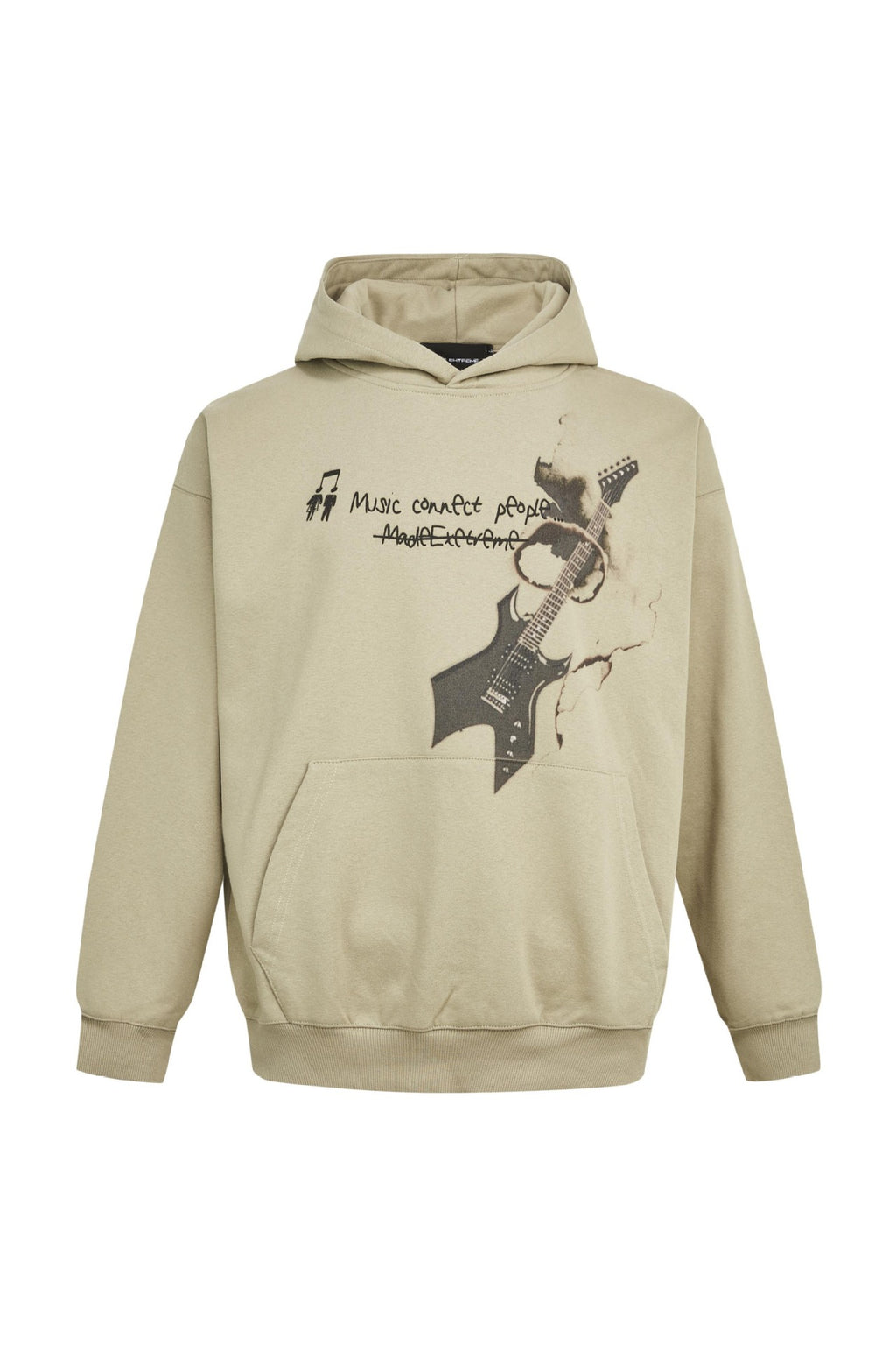 Rock Guitar Print sweatshirt
