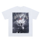 Angel Letter Print Crew Neck T-Shirt