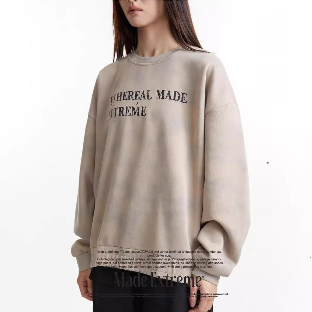 Vintage patterned hoodie
