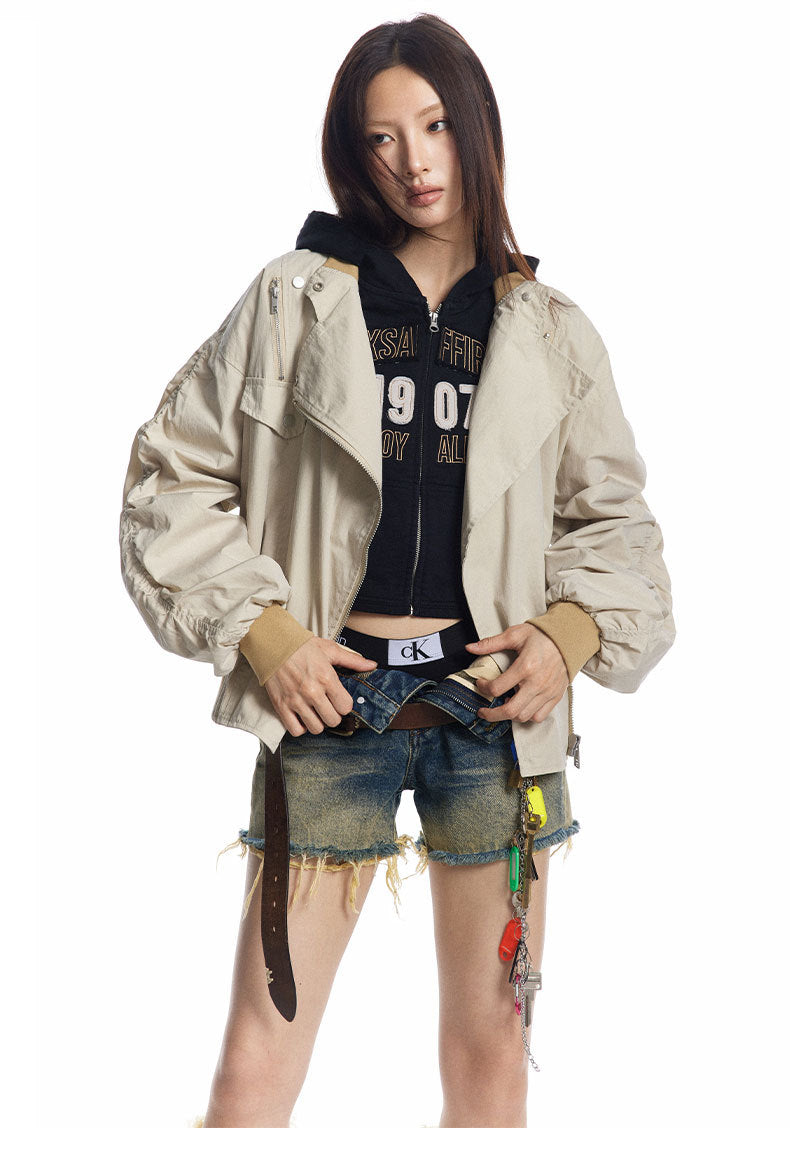 Work Solid Color Simple Casual Jacket