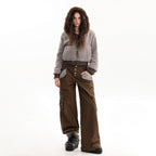 Short Imitation Lamb Wool Cotton Jacket