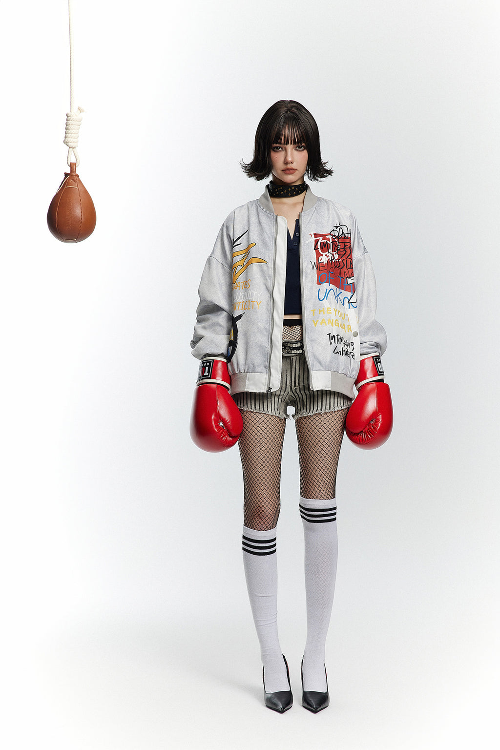 Street Graffiti Pioneer Flight Jacket