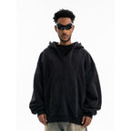 Deconstructed Oversized Hooded Sweatshirt