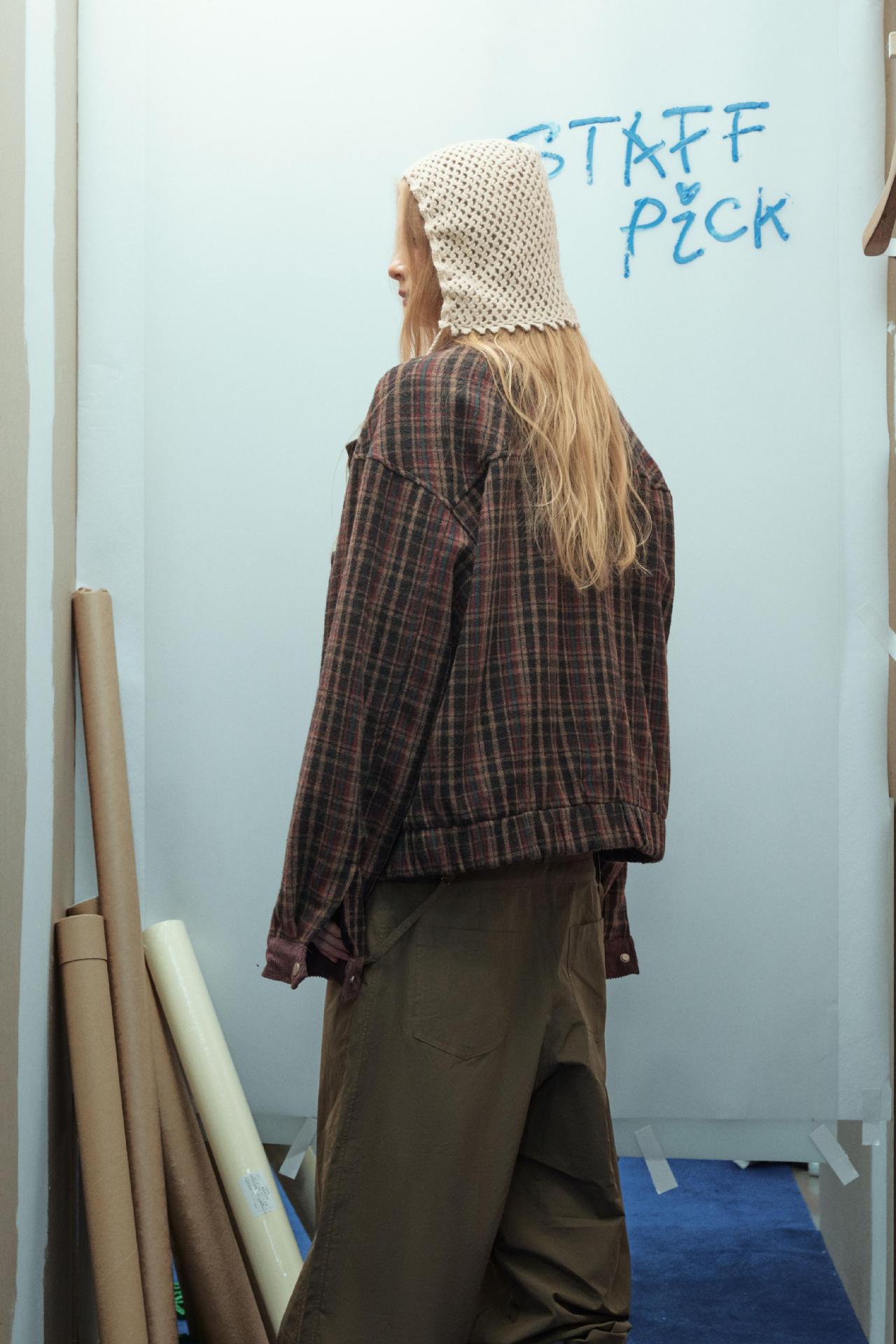 Vintage high street vintage plaid jacket