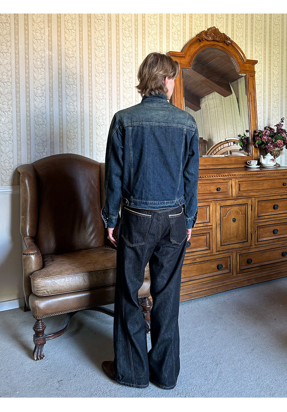 Collar Short Harrington Thin Jacket