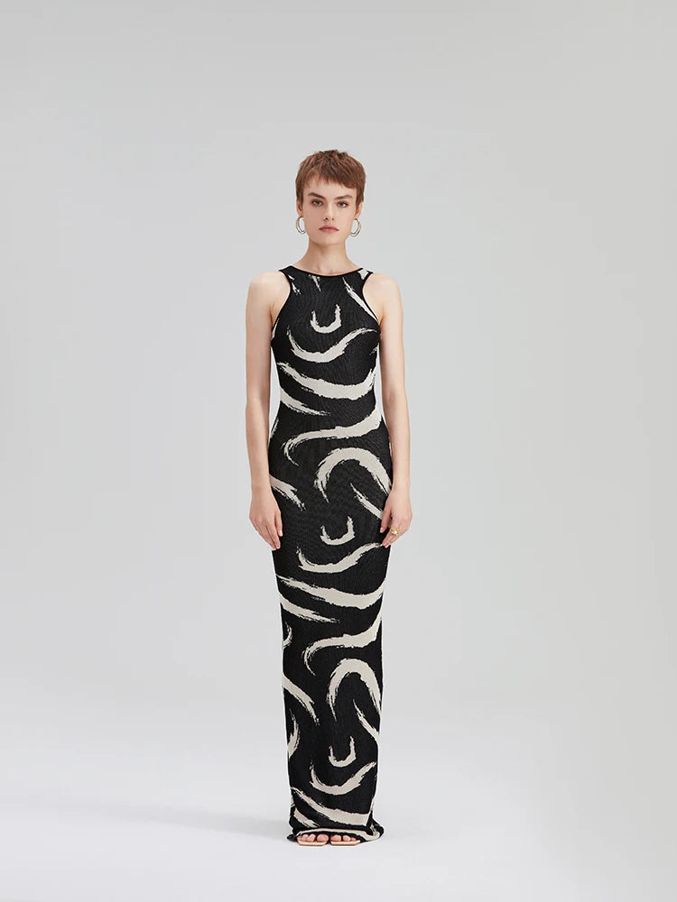 Zebra Pattern Luxury Dress