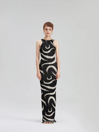 Zebra Pattern Luxury Dress