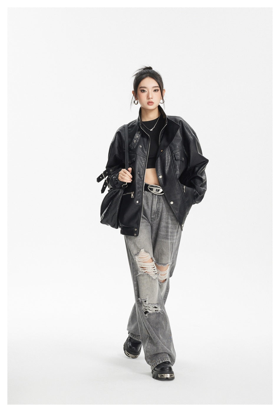 Rider Fit Leather Jacket