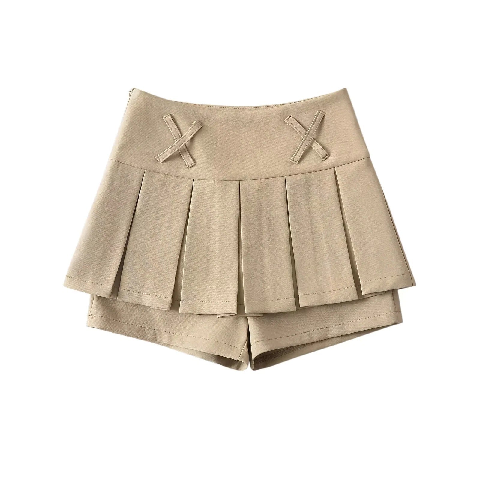 High Waisted Pleated Skirt