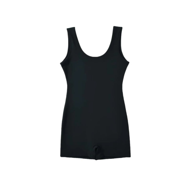 U-neck sleeveless dress