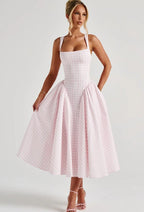 Big sling long skirt