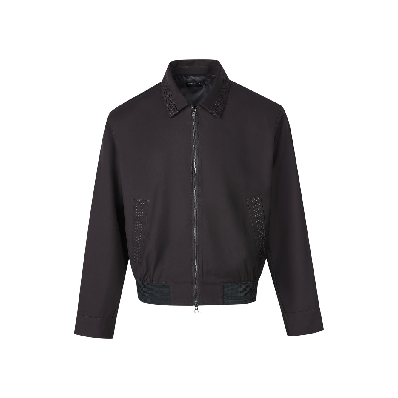 Herringbone Blended Fabric Jacket