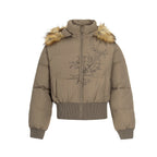 Winter Warm Fur-Trimmed Puffer Coat