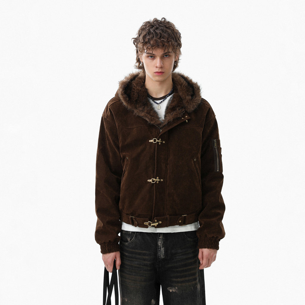 Cozy Cotton Collar Jacket