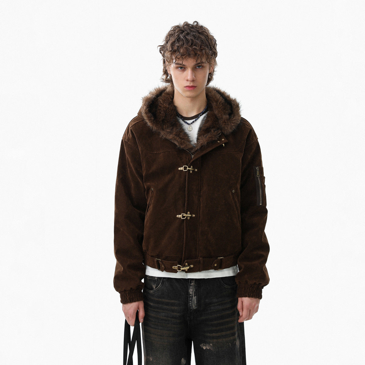 Cozy Cotton Collar Jacket