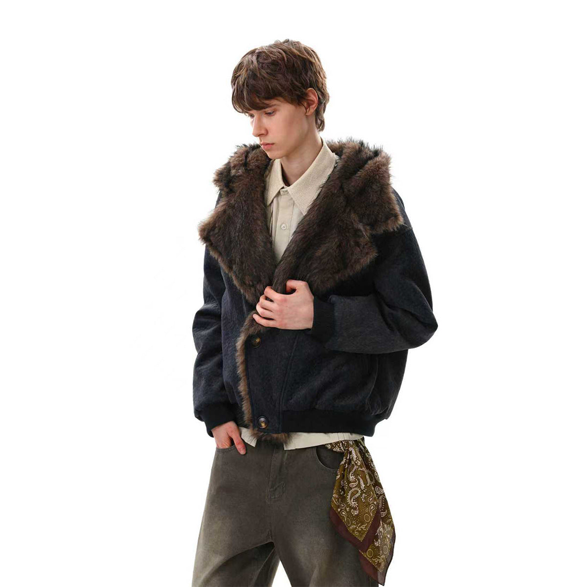 Cotton Collar Jacket