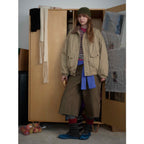 Lamb Wool Collar Cotton Jacket