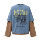 Fake Two-Piece Splicing Sweatshirt