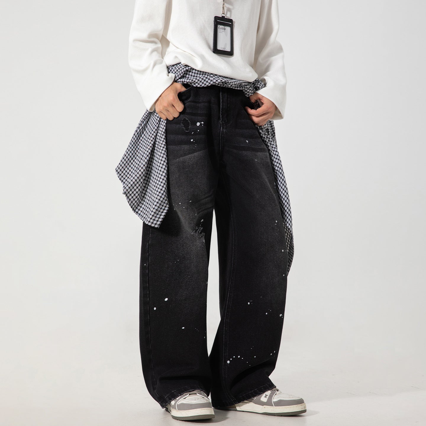 Distressed Denim Jeans