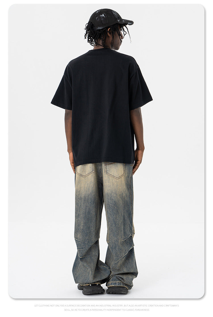 Loose t-shirt with portrait