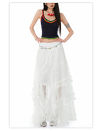 A-Line Design Long Skirt