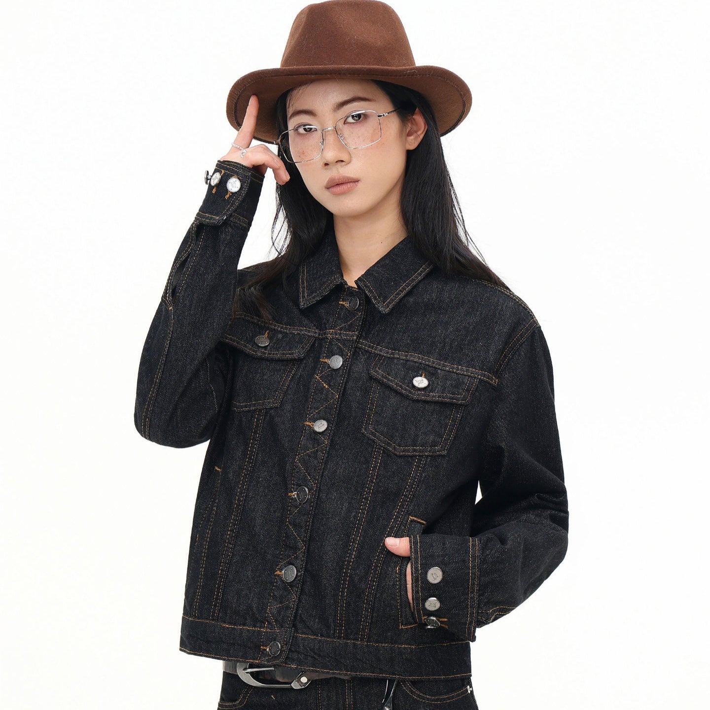 Original color denim jacket jacket