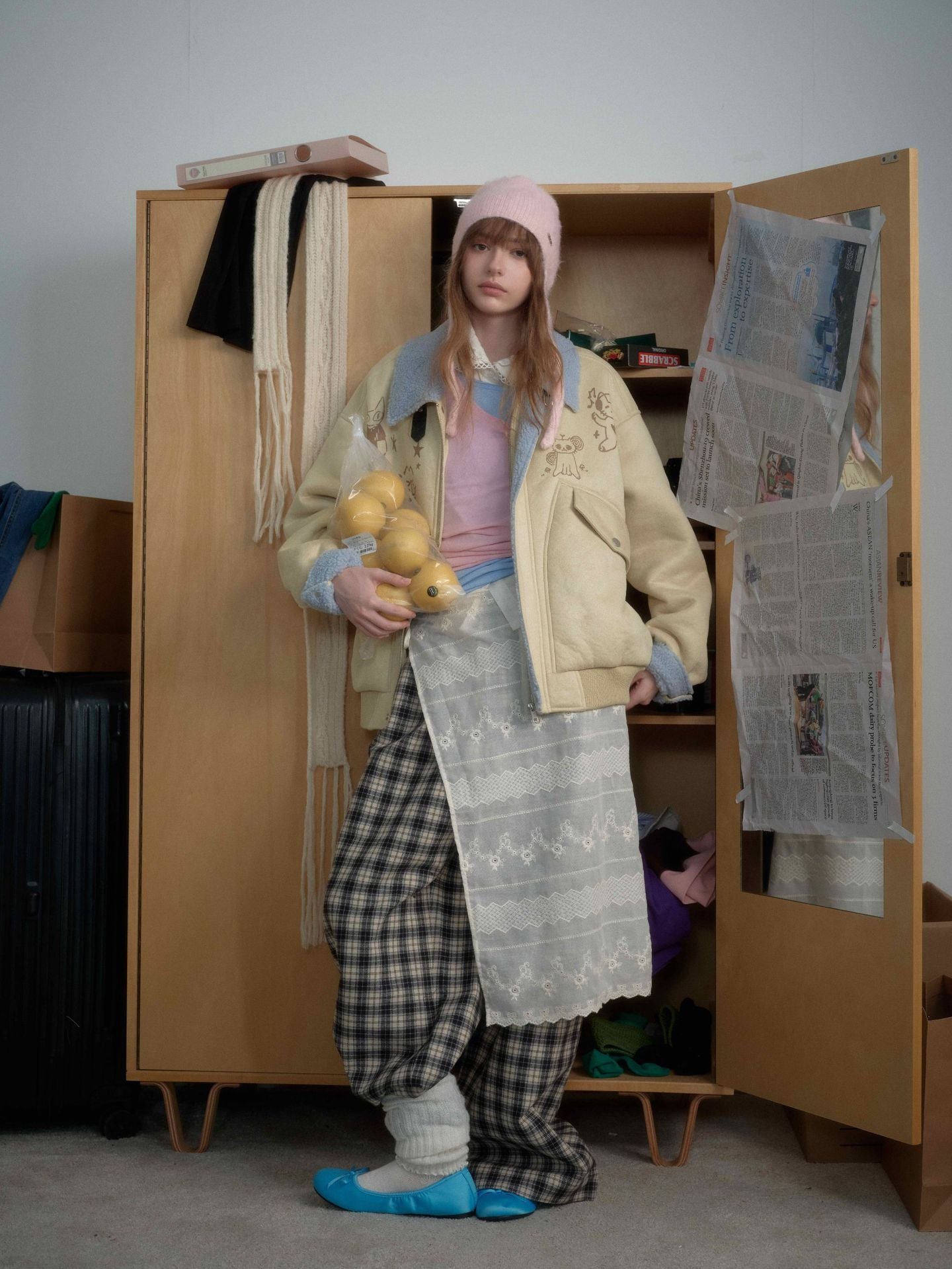 Suede Couple's Cotton Jacket