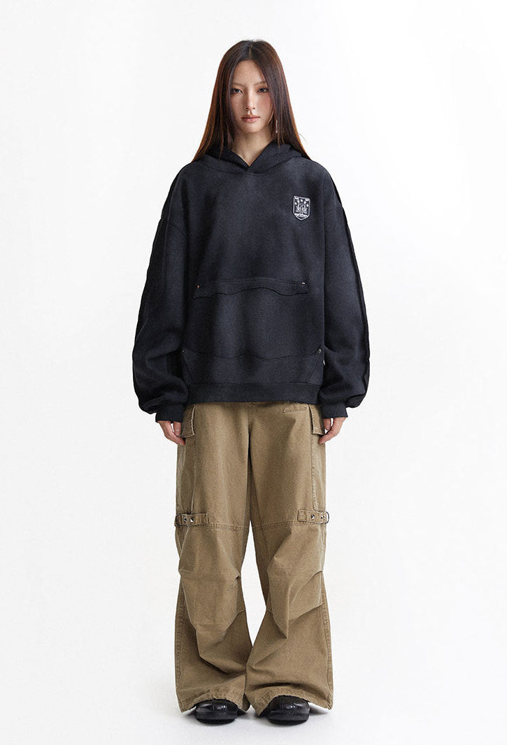 Embroidered Printed Casual Sweatshirt