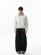 Fur Collar Velvet Jacket