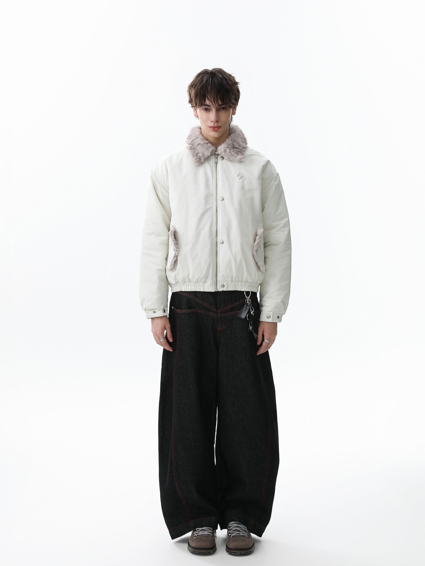 Fur Collar Velvet Jacket