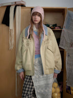 Suede Couple's Cotton Jacket