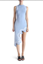 Gradient Contrast Women Irregular Sequin Hem