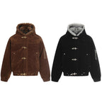 Cozy Cotton Collar Jacket