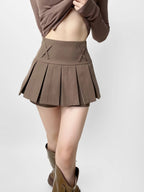 High Waisted Pleated Skirt