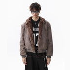 Thick Cotton Jacket With Fur Collar