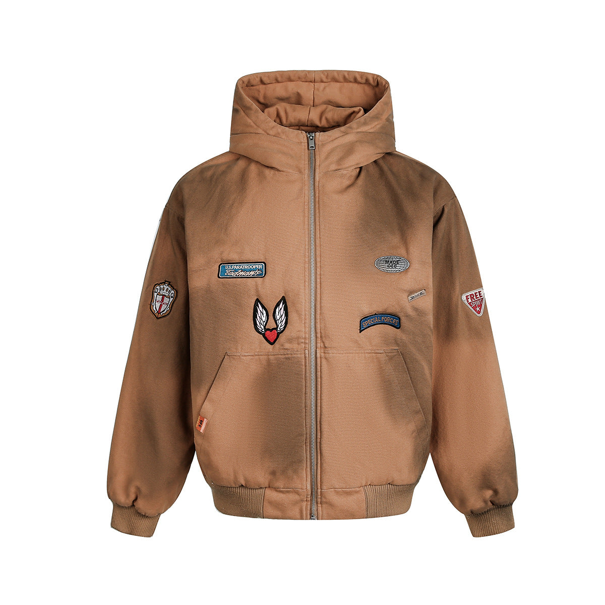 Washed Old Embroidered Cotton Jacket