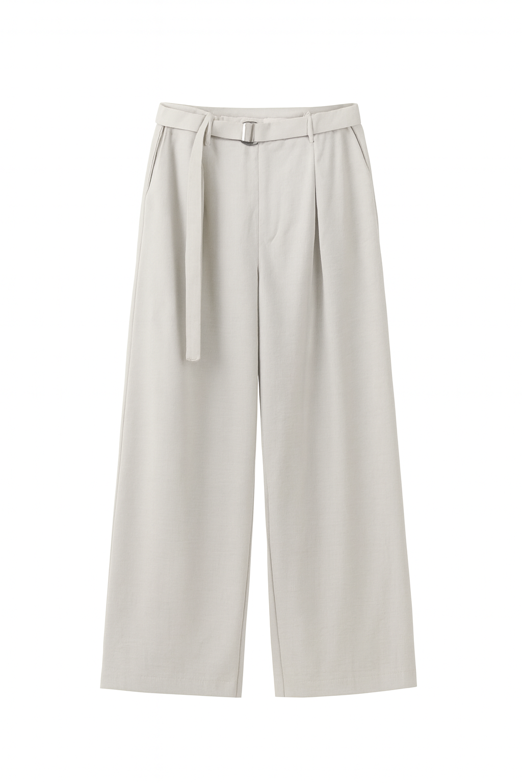 Wide-leg long pants