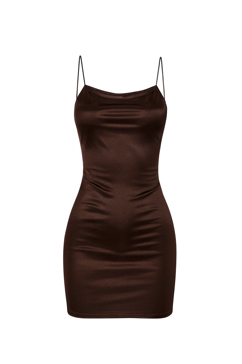 Elegant One-Shoulder Satin Dress