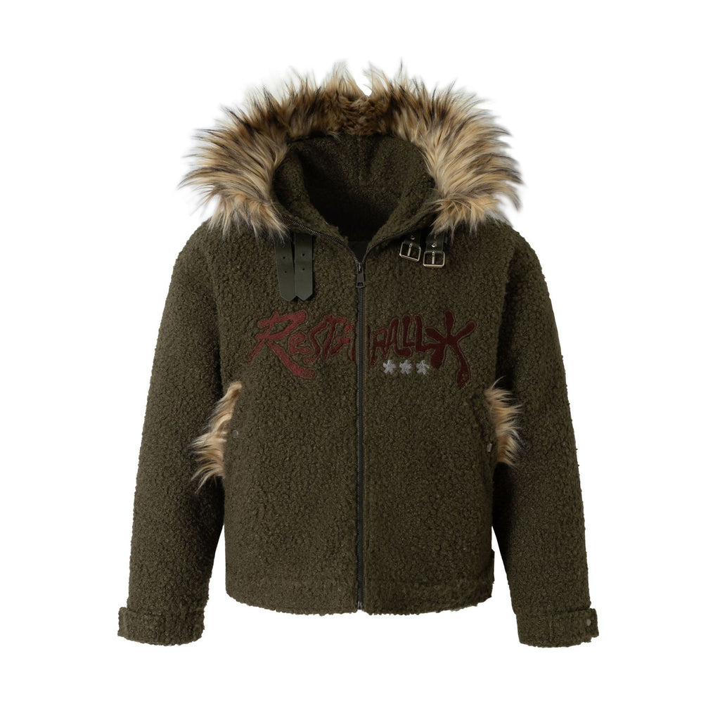 Lamb Wool Cotton Coat Jacket