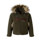 Lamb Wool Cotton Coat Jacket