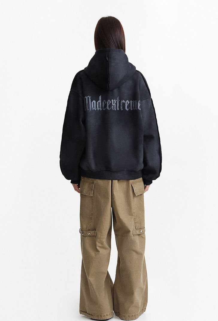 Embroidered Printed Casual Sweatshirt