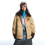 Suede Lamb Wool Cotton Coat Jacket