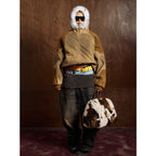 Shearling Cotton Coat