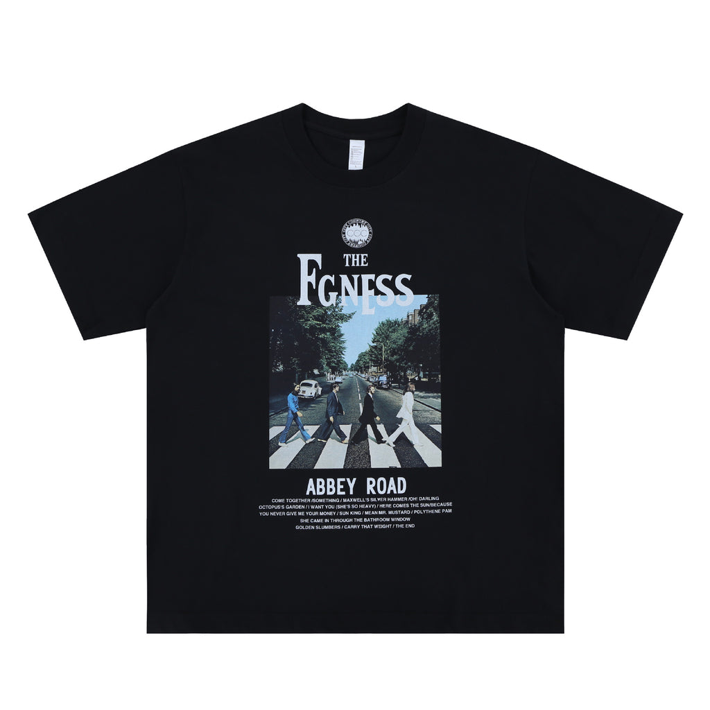 Men's Short Sleeve Rock Print T-Shirt