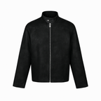 High-Grade Snake Pattern Tailored Leather Jacket