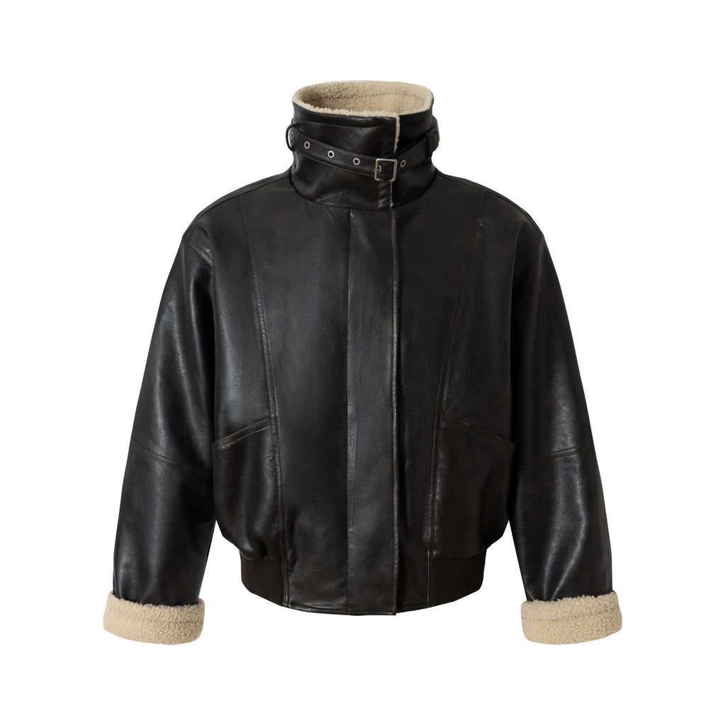 Leather And Cotton Jacket