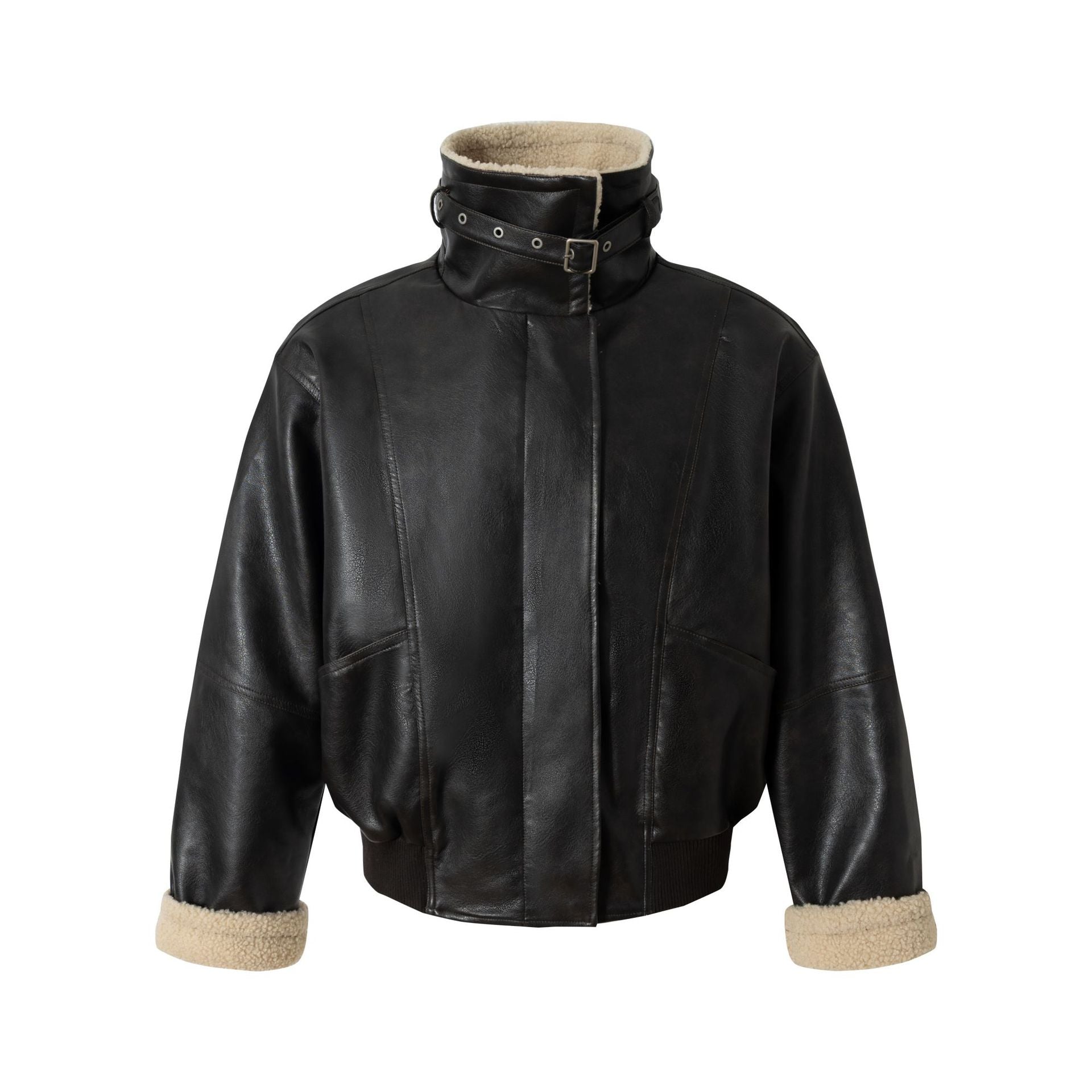 Leather And Cotton Jacket