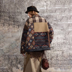 Ethnic Patchwork Pattern Jacket